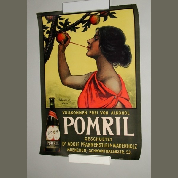 Art Nouveau poster. Pomril....