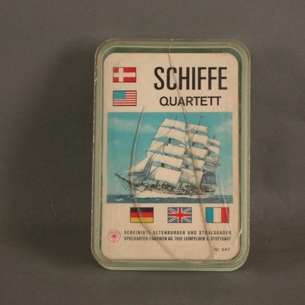Karten Quartett Schiffe. 1975
