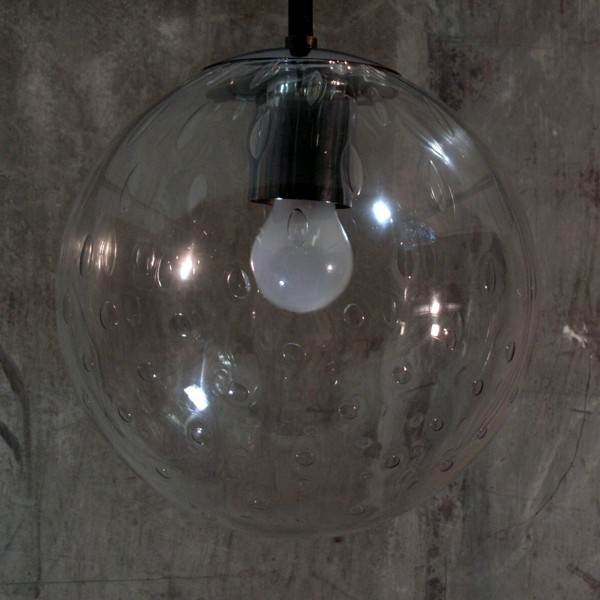 Design. Ceiling glass globe...