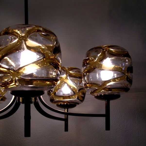 Design. Ceiling glass lamp....