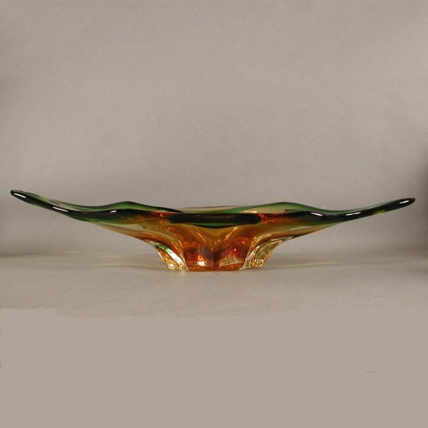Murano. Large glass bowl...