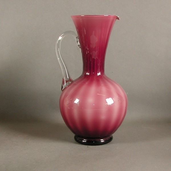 Murano. Glass jug in purple...