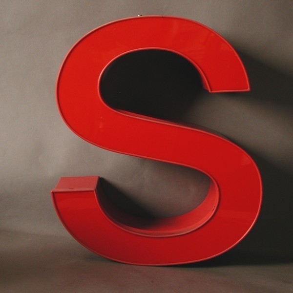 Small vintage sign letter -...