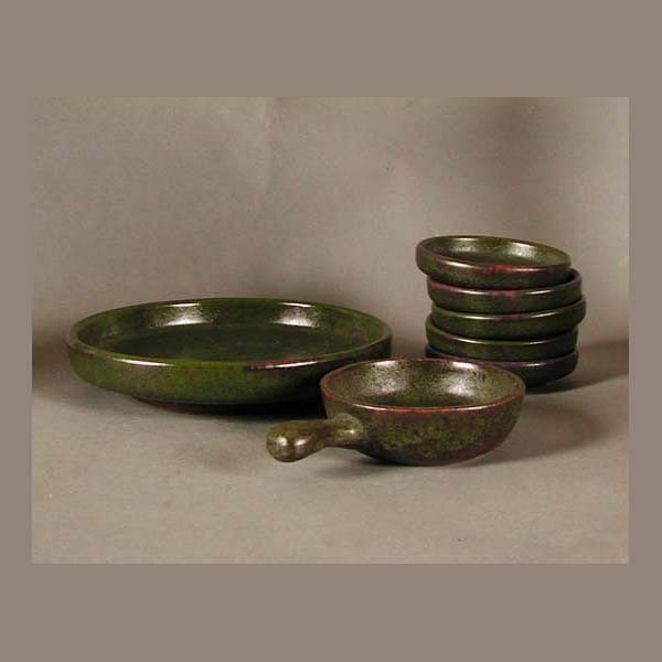Ceramic pottery convolute....