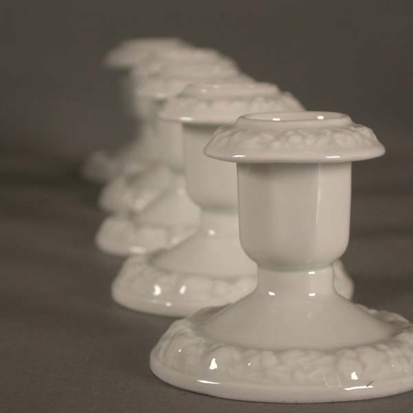 Five Art Nouveau porcelain...