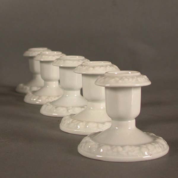 Five Art Nouveau porcelain...