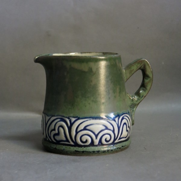 Art Nouveau. Ceramic milk...
