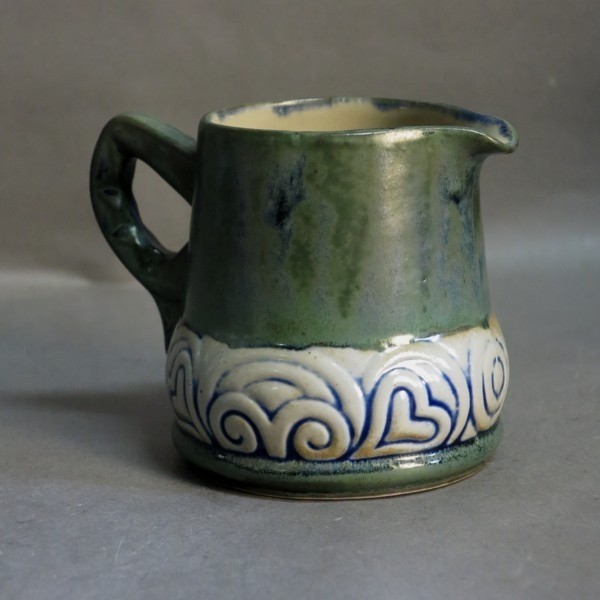 Art Nouveau. Ceramic milk...