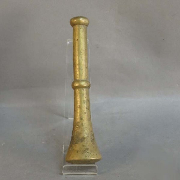 Antique brass mortar. 1850...