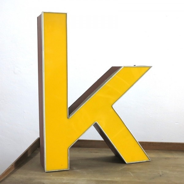 Big vintage sign letter - K...