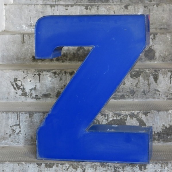 Big vintage sign letter - Z...