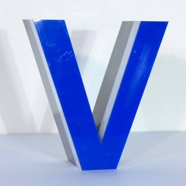 Big vintage sign letter - V...
