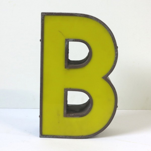 Vintage sign letter - B -...