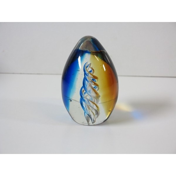 Glass paperweight...
