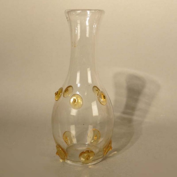 Art Nouveau glass vase with...