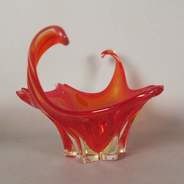 Red vintage Murano glass...