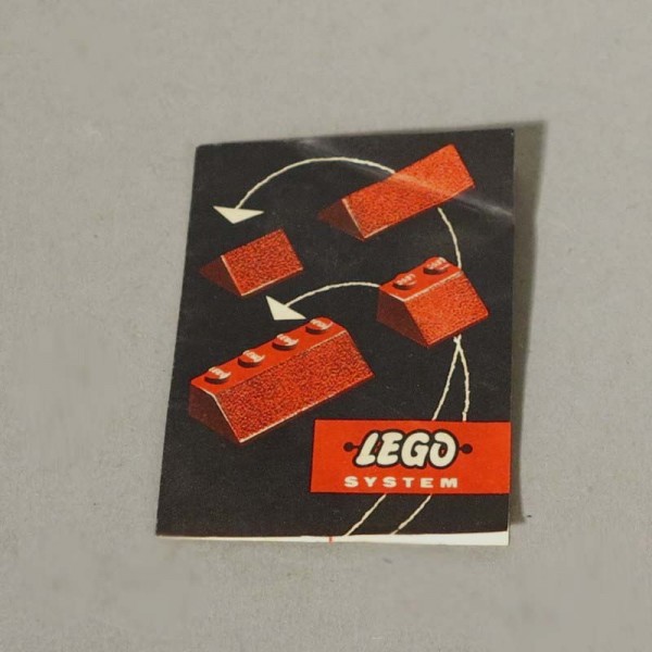 Selten. Lego Bauplan. 1958...