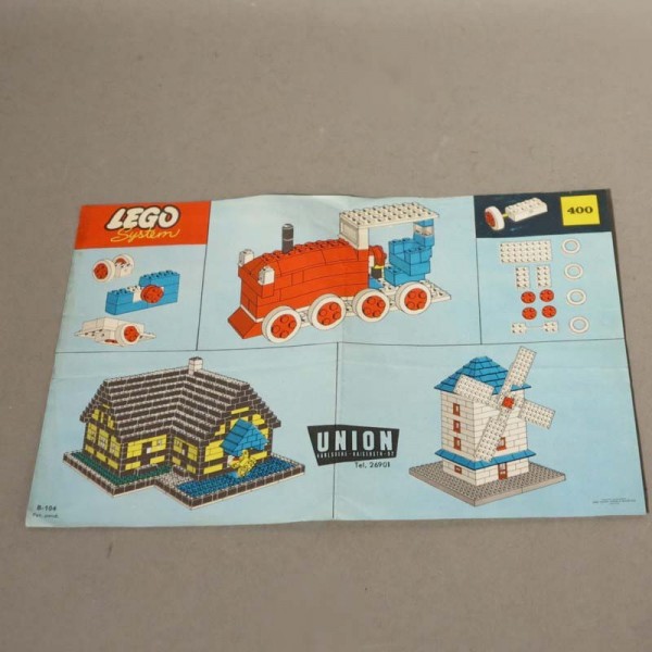 Selten. Lego Bauplan. 1958...