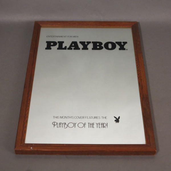 Playboy advertising mirror....
