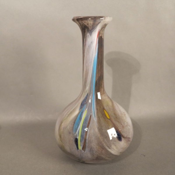 Studio glass vase by Eisch....