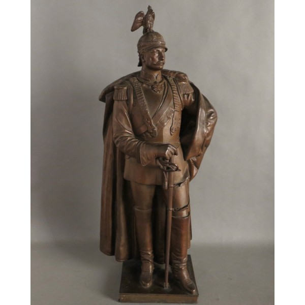 Grosse Bronze Figur Kaiser...