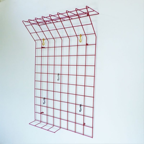Wire wall coat rack by Karl...
