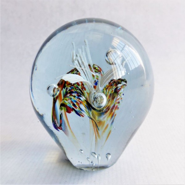 Glass paperweight by...