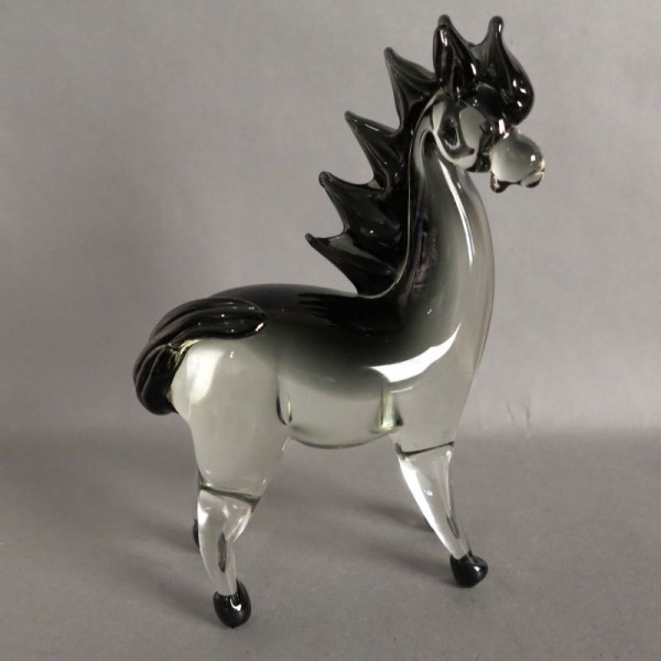 Murano horse made of glass....