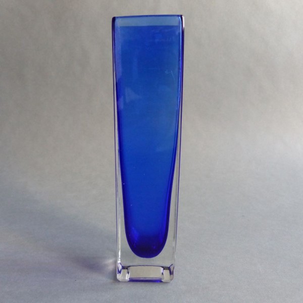 Blue Murano glass vase....