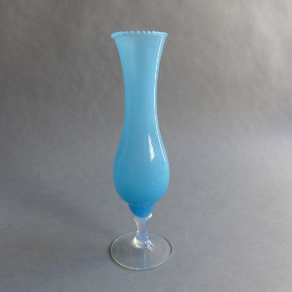 Vintage glass vase with a...