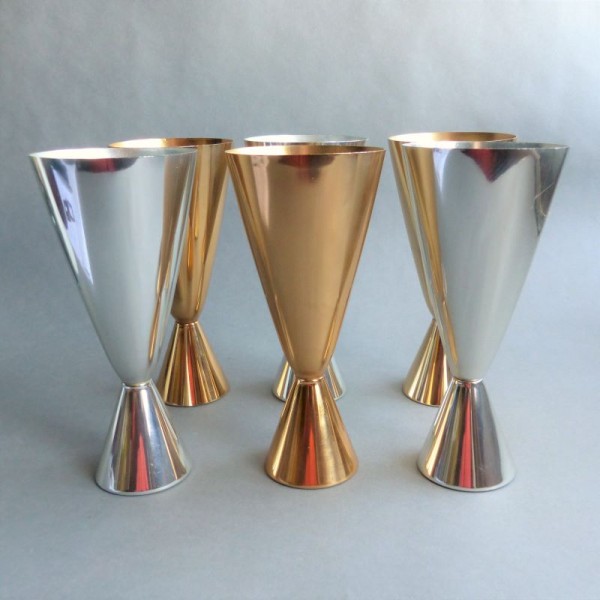 Vintage cocktail cups made...