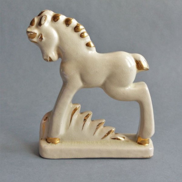 Art Deco Keramik Pferd....