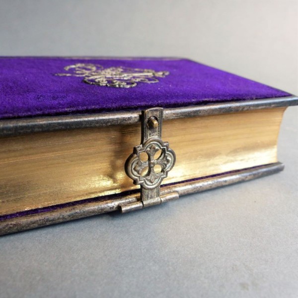 Prayer book with gilt...