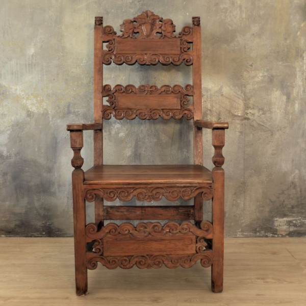 Carved throne chair....