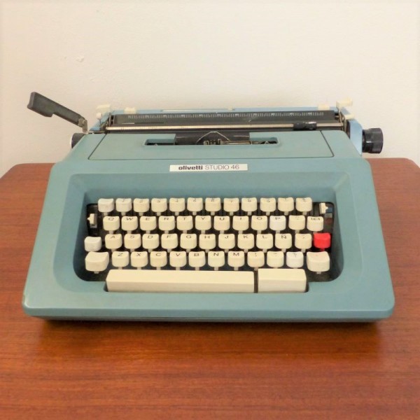 Máquina vintag de escribir...