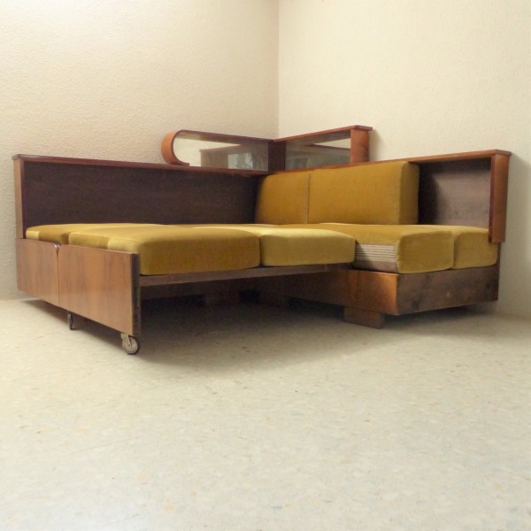 Art Deco Sofa Daybed mit...