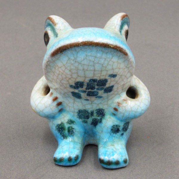 Ceramic frog from the...