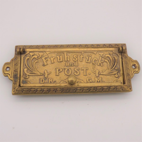 Art Nouveau Mailbox flap....