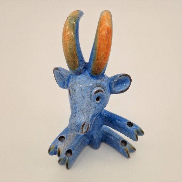 Ceramic goat from the...