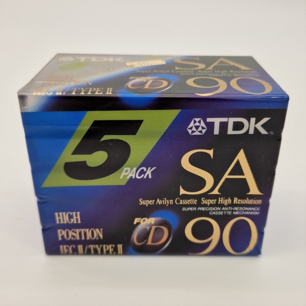 5 Original verpackte TDK SA...