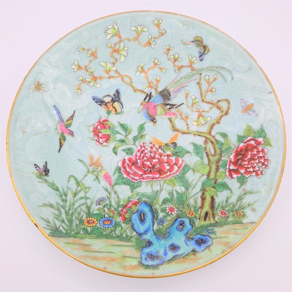 Chinese ceramic plate with...