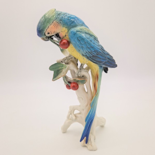 Porcelain parrot from Ens...