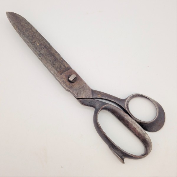 Antique iron scissors. 1930...