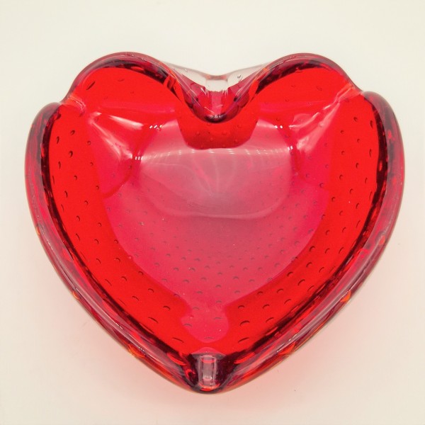 Heart shaped Murano...
