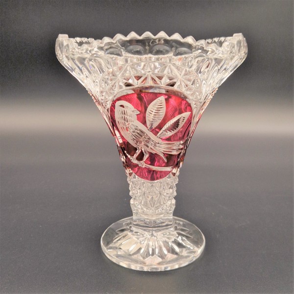 Lead crystal vase. 1950 - 1960