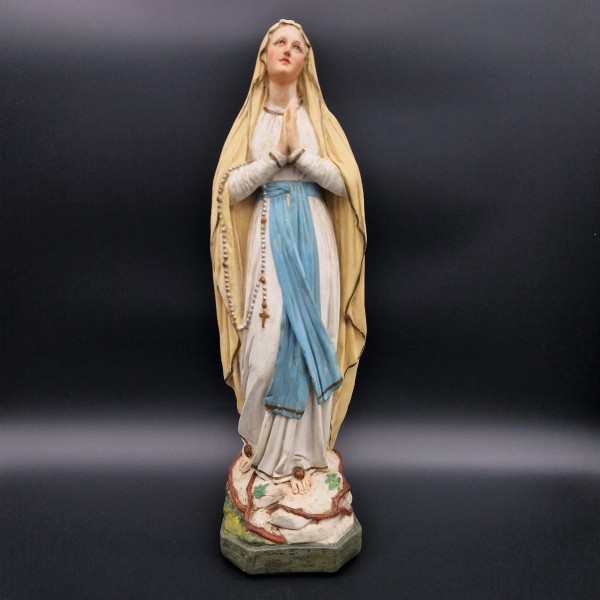 Virgin Mary. Polychrome...