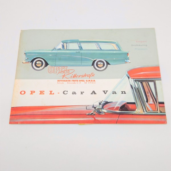 Folding brochure Opel...