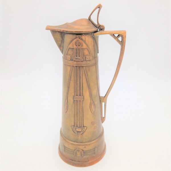 Jugendstil copper jug by...