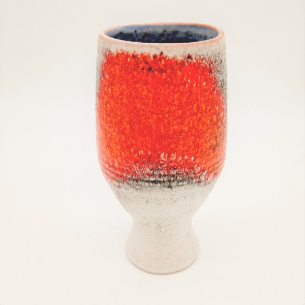 Vintage ceramic vase by F....