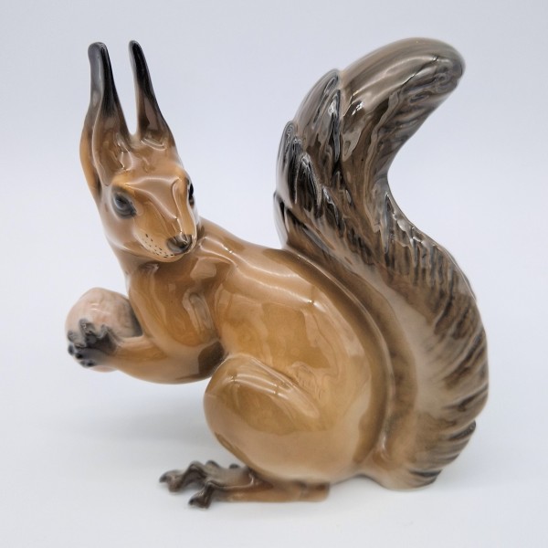 Porcelain squirrel by Prof....